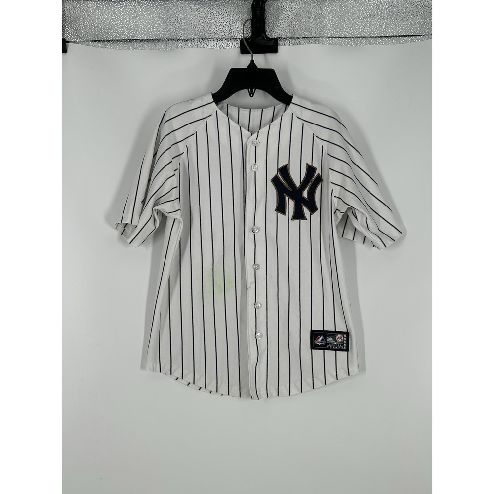 Alex Rodriguez New York Yankees Stitched‎ Sewn Majestic Jersey Youth Boys Small